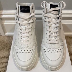 Jimmy Choo White Sneakers size 9